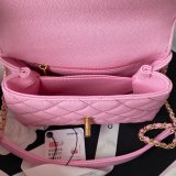 Perfect Handle Matelasse 2Way AS2215 Shoulder Bag CAVIAR 19CM