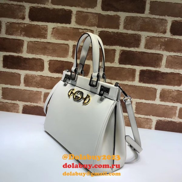 High Quality Gucci UK Zumi snakeskin small top handle 569712 bag