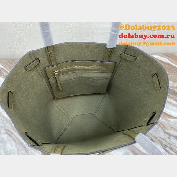 Wholesale Cheap Wholesale Celine Army Green Cabas Bags Online