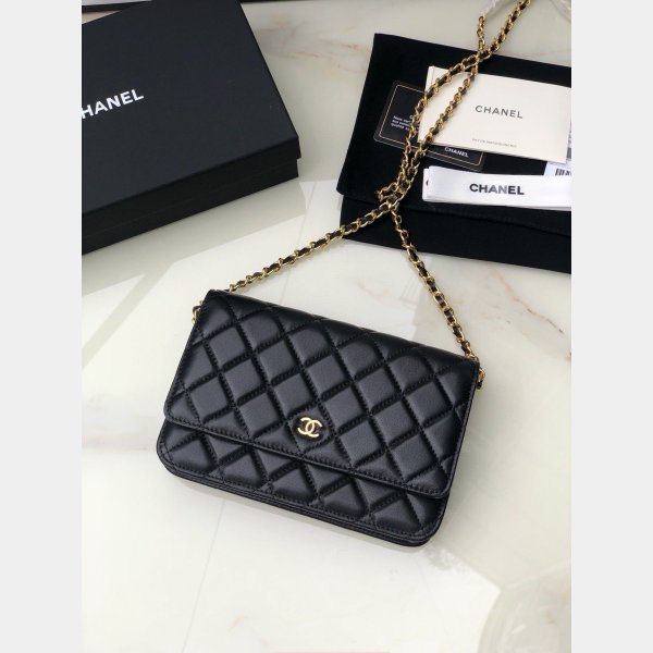 Knockoff CC WOC CHAIN BAG LAMBSKIN 19CM