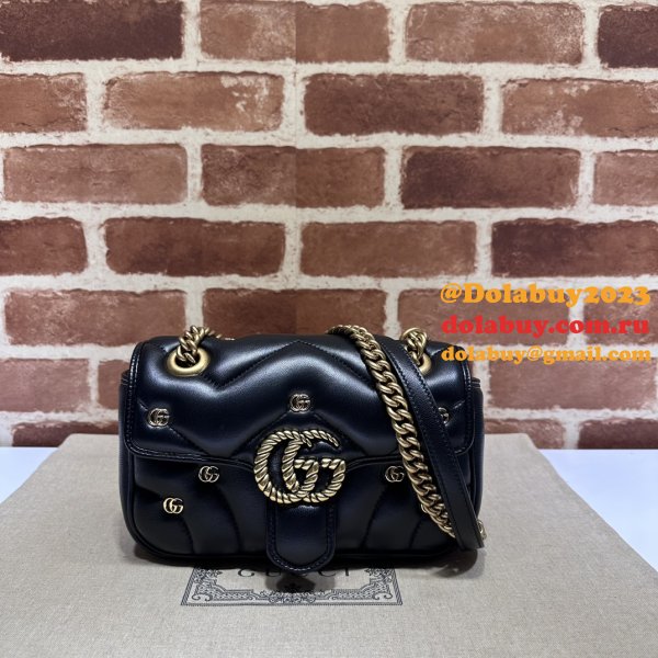 GG Marmont Matelassé 446744 Wholesale Gucci Inspireds Bag