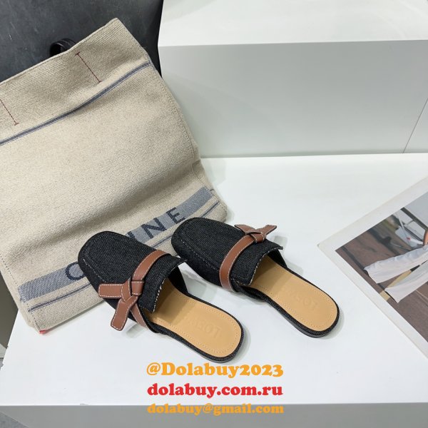 Loewe Cheap Gate Mule Slippers High Quality Shoes