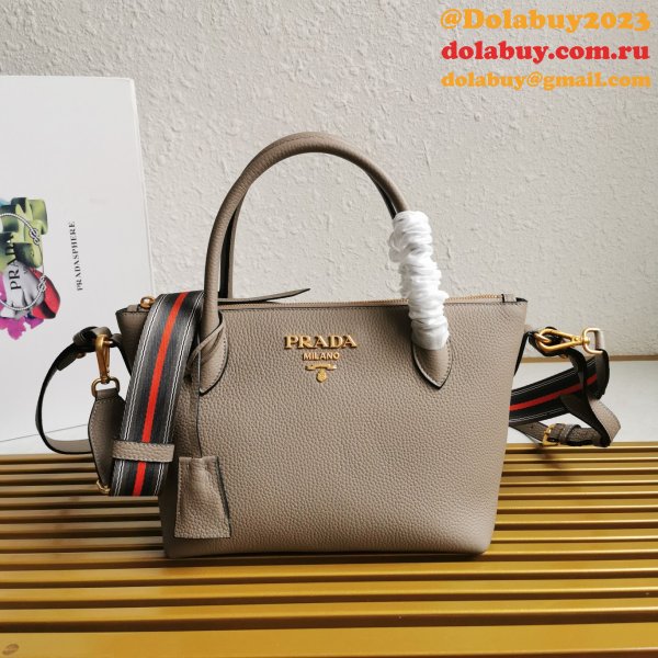 Designer Prada Perfect 1BA111 Grained Inspired Shoulder Luxury Bag