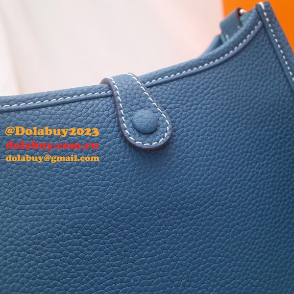 Cheap High Quality Copy Hermes Evelyne For Blue Sale