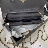 Designer Fashion UK AP2734 Flap Glass Pearls Lambskin Bag