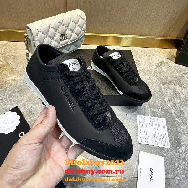 Copy chane Calf leather & calf suede sneaker 2024