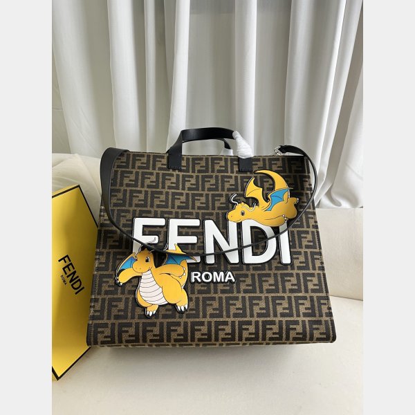 High Quality FENDI 8095 big tote bag Best