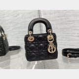 Luxury Fashion Dior Micro Lady 1:1 Mirror 12CM Bag