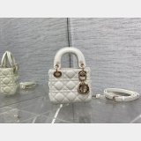 Luxury Fashion Dior Micro Lady 1:1 Mirror 12CM Bag