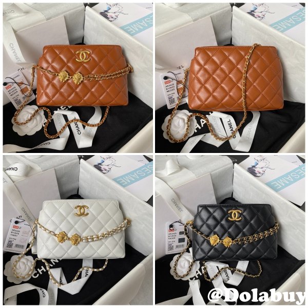 AAA+ Crossbody Formal Quilted Chain Knot AP3429 Bag