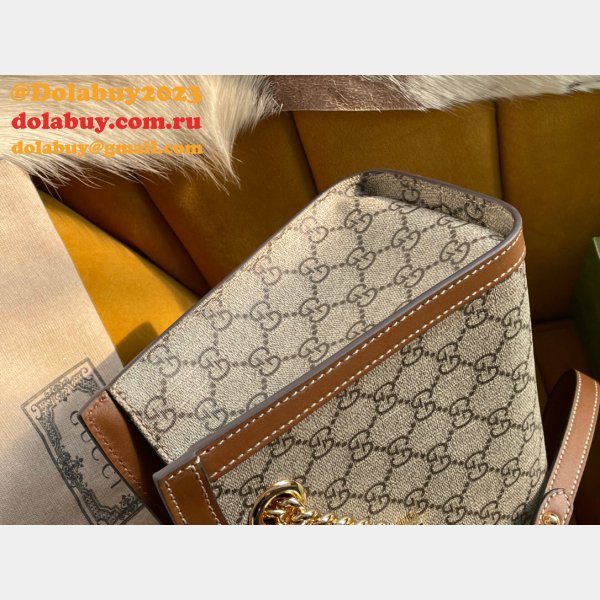 Top Chinese 7 Star Gucci Padlock small GG shoulder 498156 bag