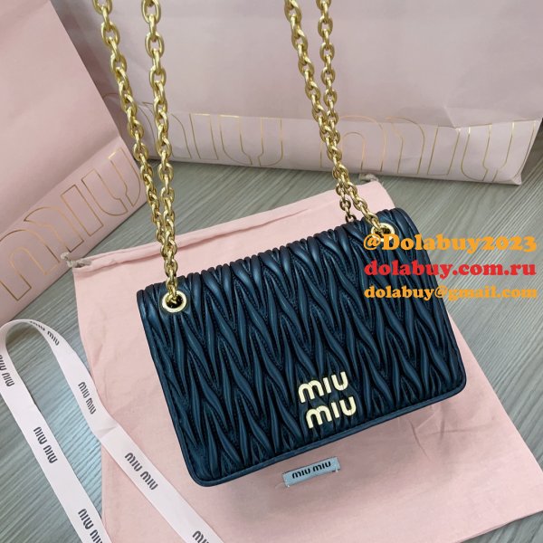 Copy High Quality 5BP065 Cheap Miu Miu Matelasse Bags