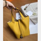 hermes Luxury picotin Yellow Best bags cheap bracelets