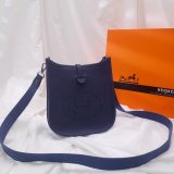 Cheap Hermes Evelyne Navy blue TPM Mini Bags