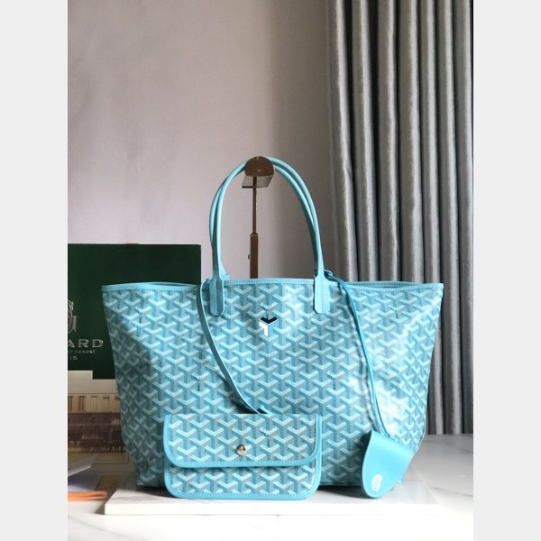 Luxury Goyard Saint Louis 020184/020144 PM/GM Blue Fashion Bag