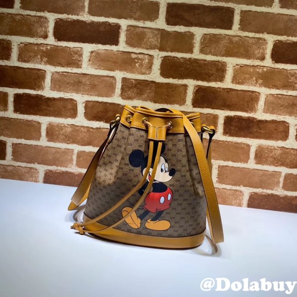 High Quality bag Disney x Gucci small bucket Luxury 602691 bag