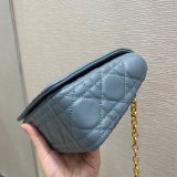 High Quality Dior Caro 20cm Cheap blue bags