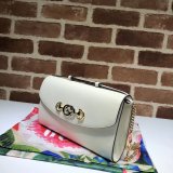 Top Quality Top Quality Gucci 572375 Zumi smooth leather small shoulder bag