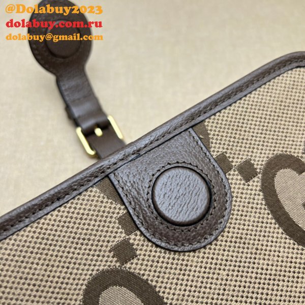 Gucci High Quality Inspired Jumbo GG Canvas Shoulder 699438 Bag