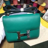 Hermes Constance Bag 23cm Epsom Leather Green Top Quality