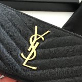 Perfect Saint Laurent Knockoff Wallets & Card Cases Black