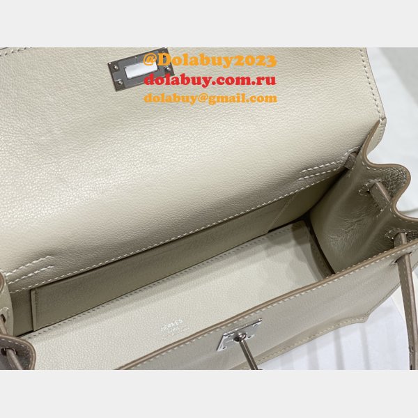 Best 7 Star HERMES KELLY DANSE 1:1 Mirror Bag