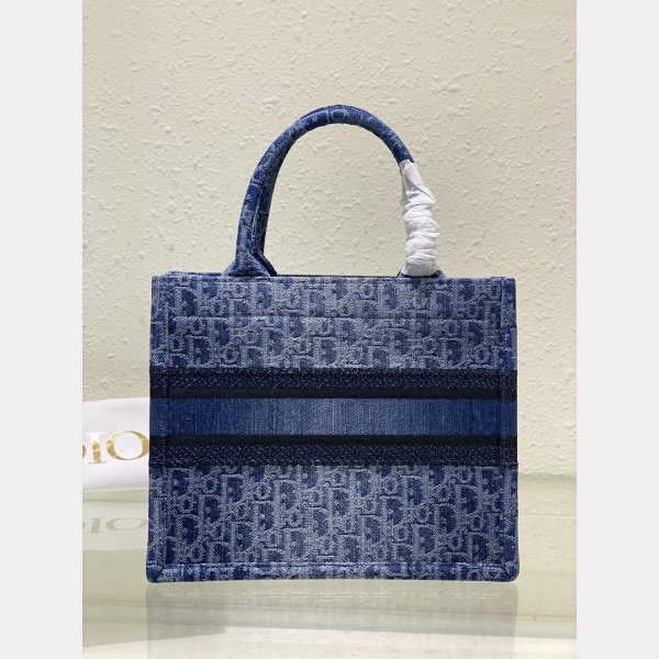 Duplicate Dior Book Tote denim 2024 new bag