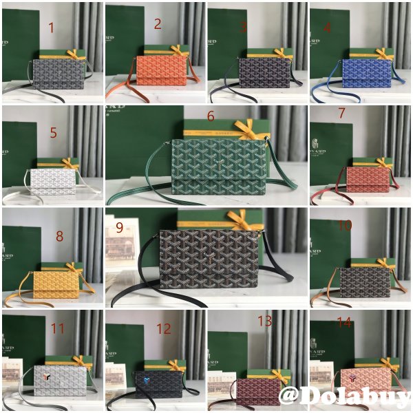 1:1 Mirror Goyardine 02019 Goyard Varenne Top Quality Wallet