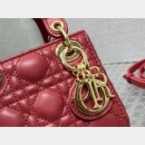 Luxury Fashion Dior Micro Lady 1:1 Mirror 12CM Bag