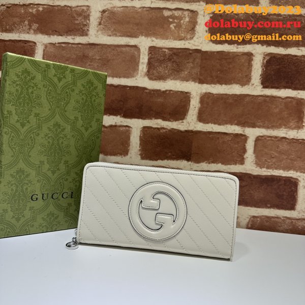 Designer Gucci 760312 Blondie Zip-Around Wallet 1:1 Mirror