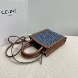 UK celine MINI CABAS BAGS canvas 193302