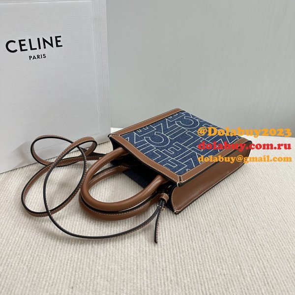 UK celine MINI CABAS BAGS canvas 193302