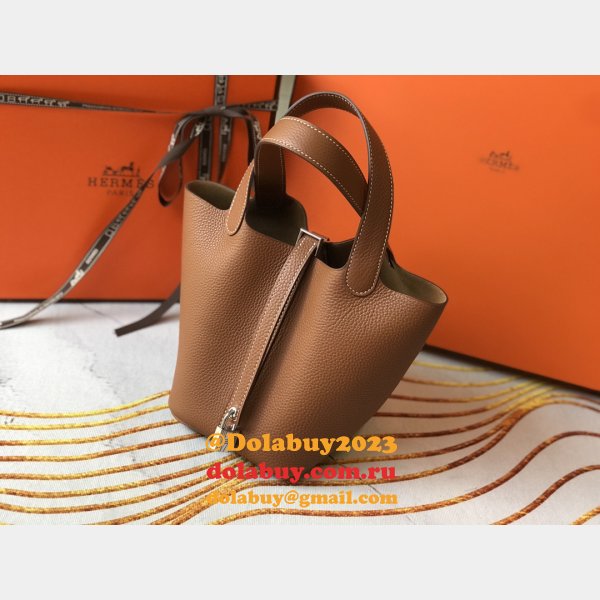 Top 1:1 Mirror Hermes Picotin 1:1 Mirror 18/22CM Handbags Store