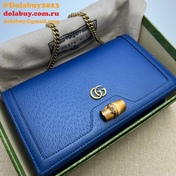 The Gucci Best Diana Duplicates bag with bamboo 696817