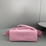 High Quality Balenciaga cuag pink crocodile bag Luxury