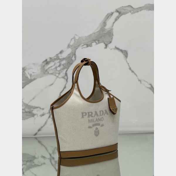 UK Prada Milano canvas handbag 1BG472