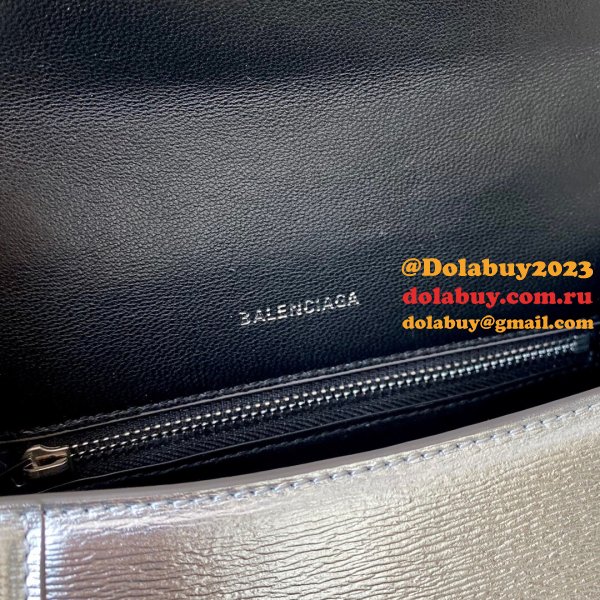 Best Designer Balenciaga Fashion Water Ripples Hourglass 19/23cm Bag