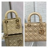 Designer DIOR LADY 17/20CM BAG LAMBSKIN