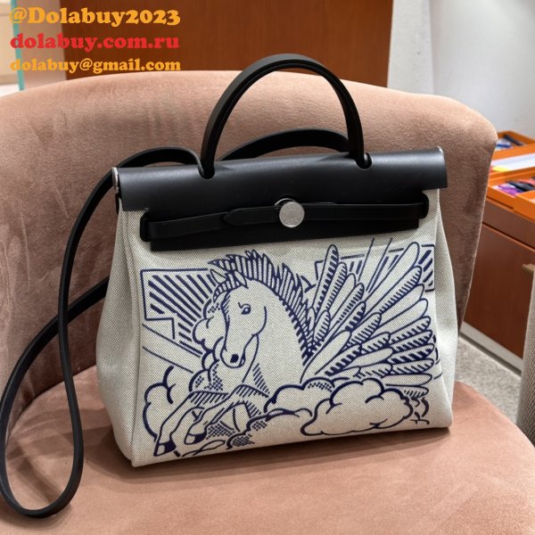 Designer Hermes Herbag Cabine Zip 31CM Pig-Nose Online  Bags