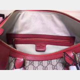 AAA+ 459311 GUCCI Shoulder Hand Boston Brown Red Bag