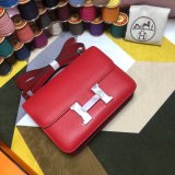 Hermes Constance Bag 23cm Epsom Leather Red Best