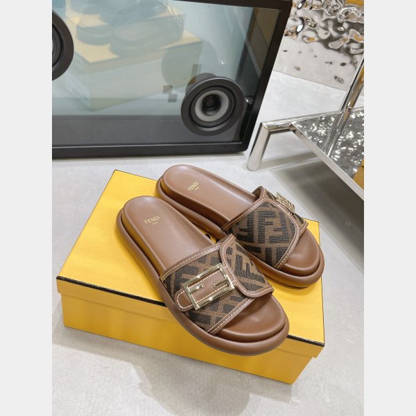 Duplicate Fendi Reflections Knockoff Sandals Shoes On Sale