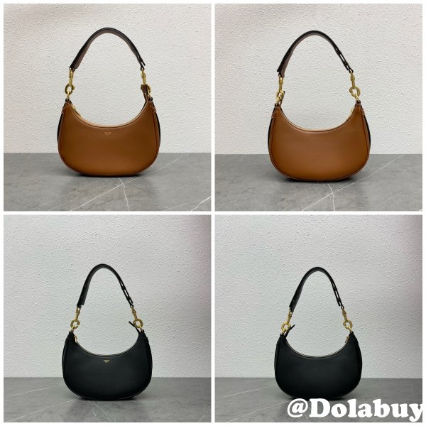 Celine 1:1 Mirror Luxury Ava Strap Hobo 196923 Top Bag