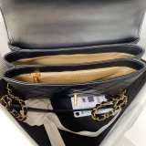 Luxury Inspired AS3241 Flap Bag Strass & Gold-Tone Metal Lambskin