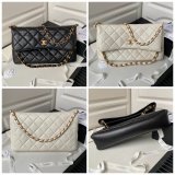 Designer Luxury AS4777 Hobo Knockoff Black/White Bags