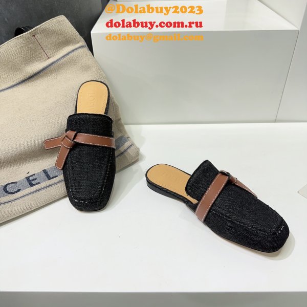 Loewe Cheap Gate Mule Slippers High Quality Shoes