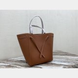 Small Celine Brown Cabas Phantom in soft grained calfskin Top Quality