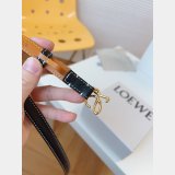 Fashion Loewe Women Belt 1:1 Mirror Smooth 1.5cm Width