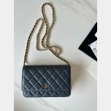 High Quality CC woc chain bag AP0250 MAGNETIC BUCKLE caviar 19CM AAA+