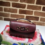 7 Star Gucci 564718 Strawberry Print Leather Zumi Mini Top Quality Bag